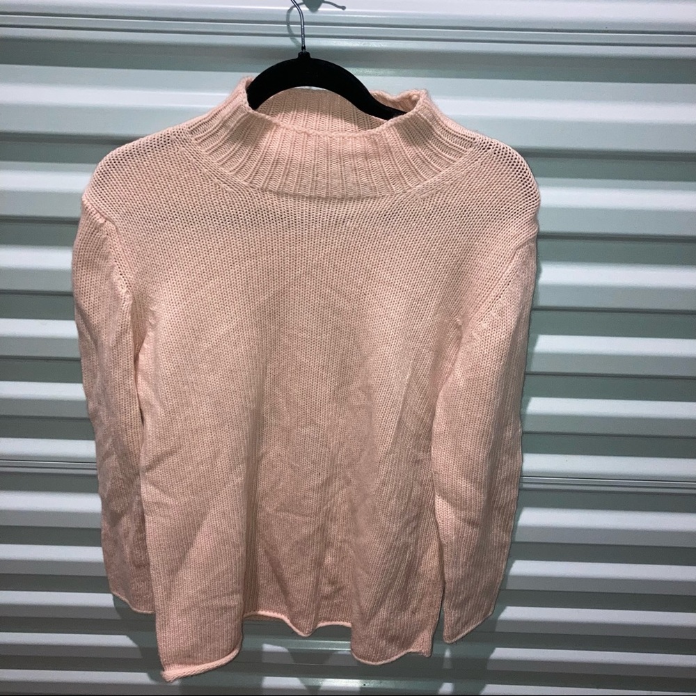 Sutton Studio Sweater Women’s Size Small Pink Cashmere High Neck Sweater